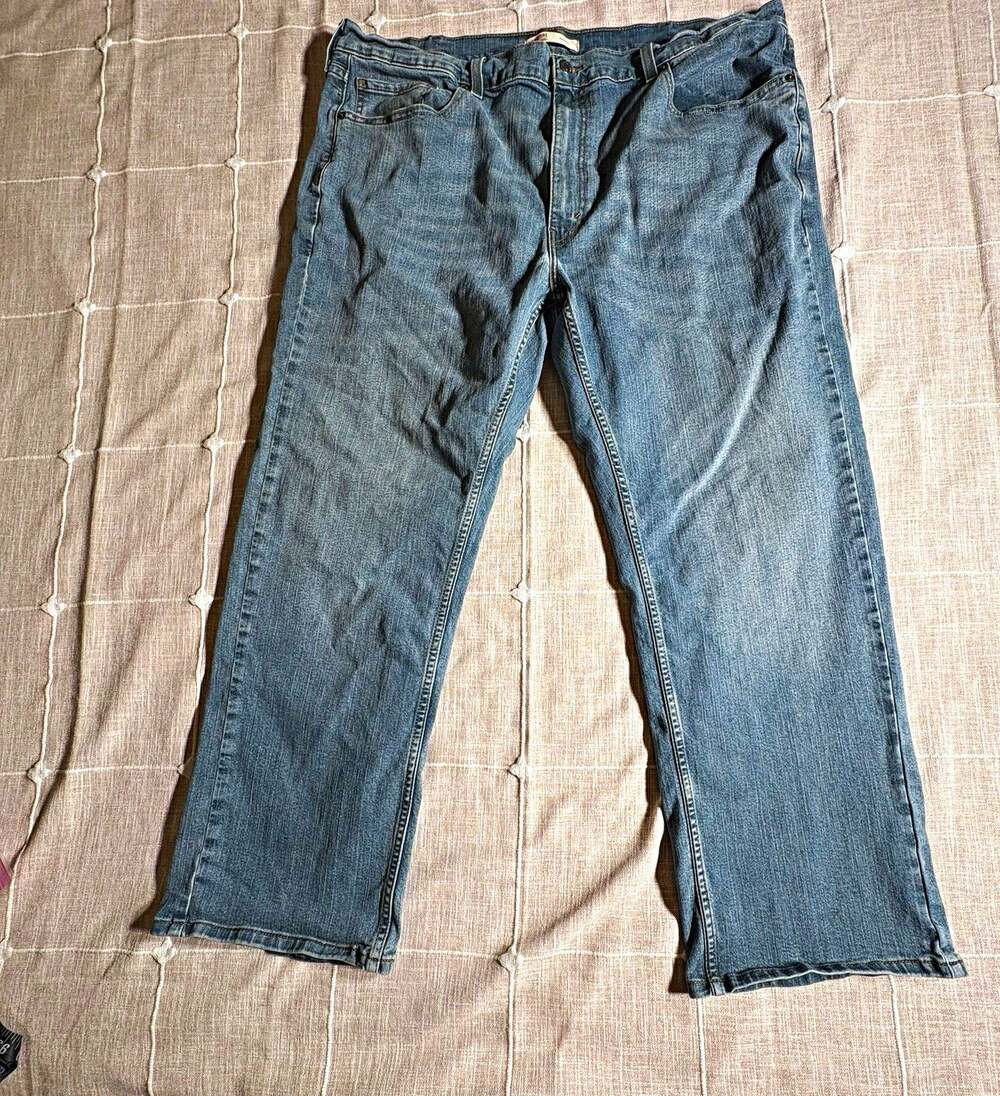 Signature by Levi Strauss & Co. Mens 42x30 Straight Mid Rise Jeans Work Wear